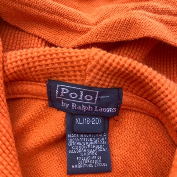 Polo by Ralph Lauren Men's Vibrant Orange Hoodie - Picture 2 of 11